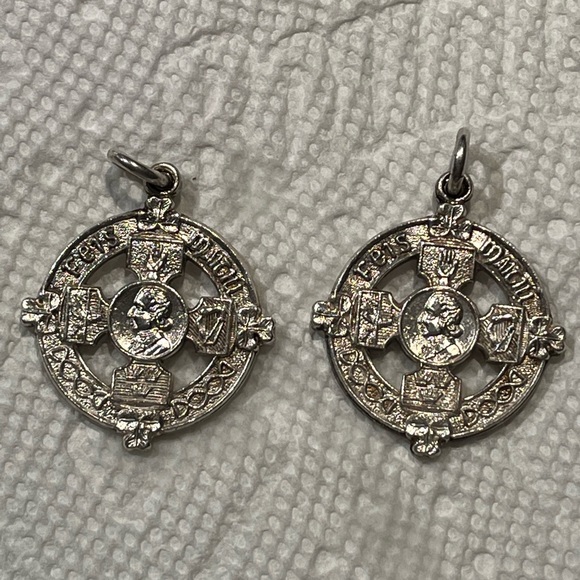 2 Antique silver Irish feis fobs/medals from Corks maitui music/drama festival - Picture 1 of 9